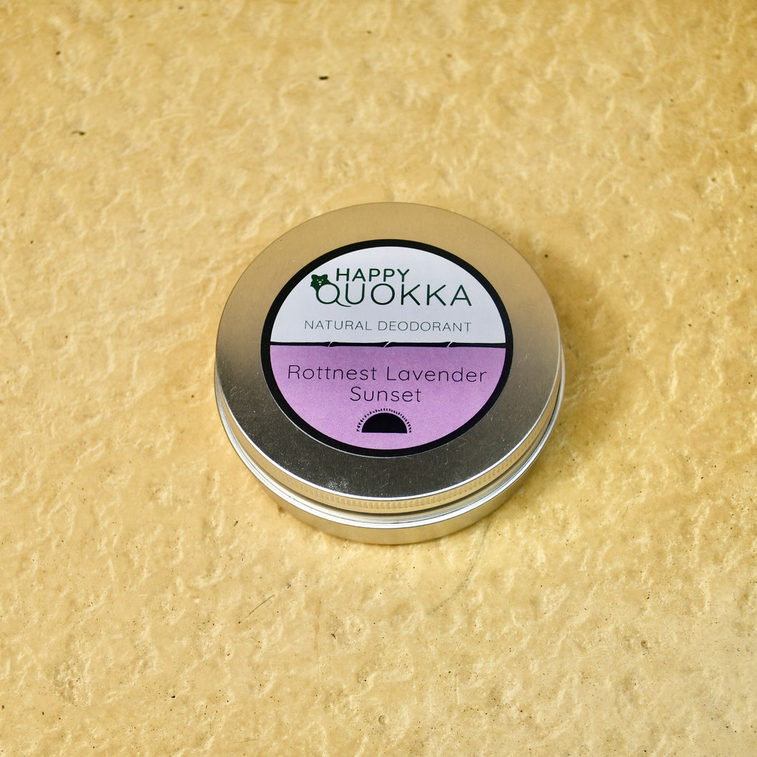 Happy Quokka Natural Deodorant - Rottnest Lavender Sunset