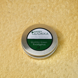 Happy Quokka Natural Deodorant - Eucalyptus Green