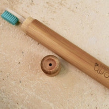 Load image into Gallery viewer, Happy Quokka Bamboo Toothbrush  Set Travel case
