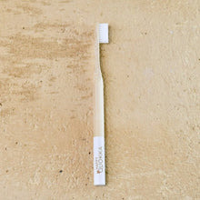 Load image into Gallery viewer, Happy Quokka Bamboo Toothbrush white Green

