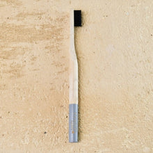 Load image into Gallery viewer, Happy Quokka Bamboo Toothbrush Grey
